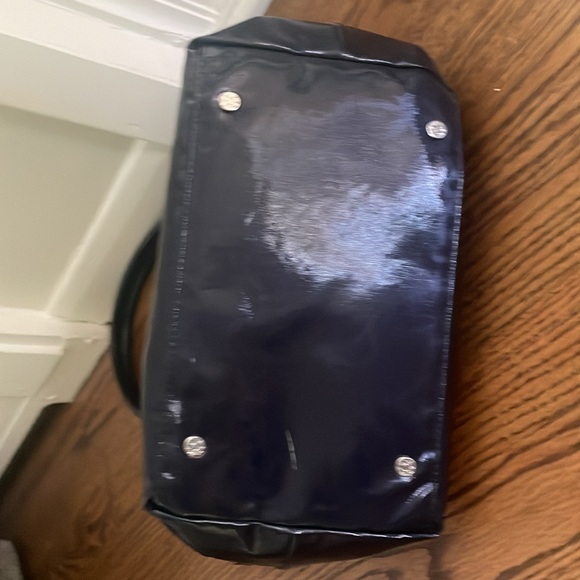 MZ Wallace Chelsea Tote small in Navy Gloss. - Picture 9 of 14